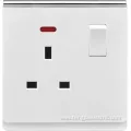 2 Gang 2 Way Wall Light Switch Socket